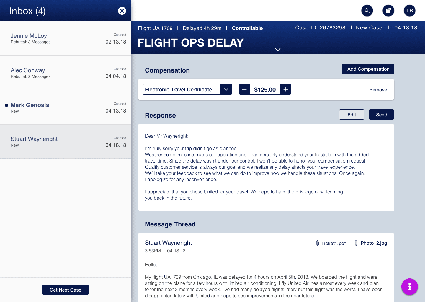 Early wireframes showing card-based architecture and queue management